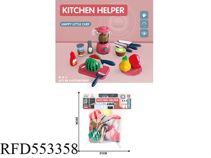 CHESHIRE JUICER SET IN THE KITCHEN (WATERMELON+PEAR+LOTUS+KIWI)/RED