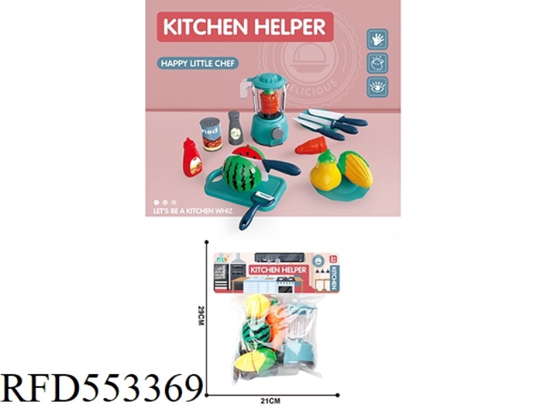 CHESHIRE JUICER SET IN THE KITCHEN (WATERMELON+PEAR+CORN+CARROT)/BLUE