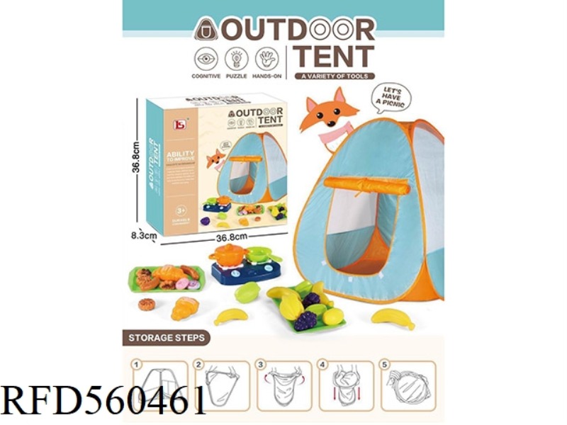 TENT PLAYHOUSE SET