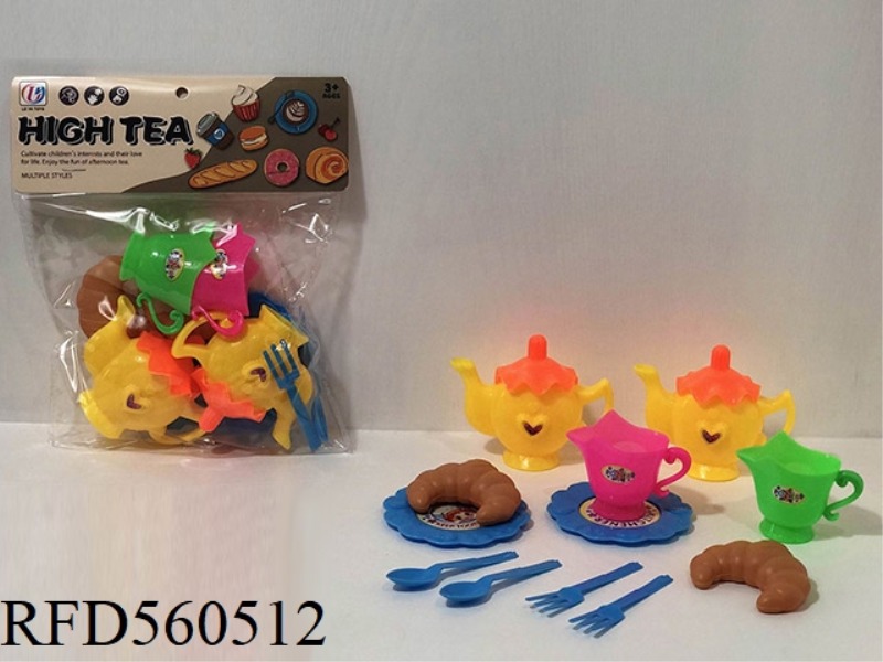 TEA SET WITH FOOD