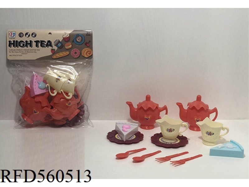 TEA SET WITH FOOD