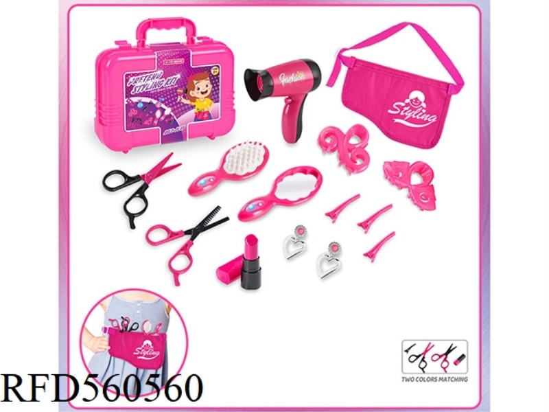 ACCESSORIES HAIR GIRL GIRL PRINCESS BARBIE PLAY HOUSE TOYS PLAY GAMES SET HAIR DRYER CURLING IRON MA