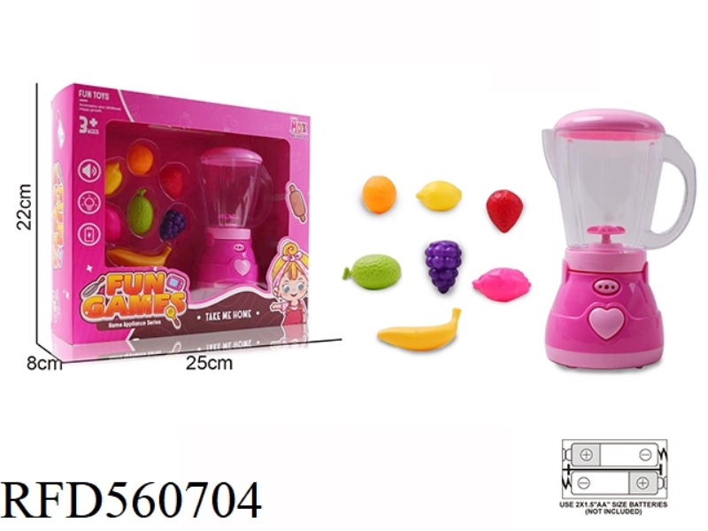 MINI ELECTRIC SIMULATION LIGHT / WATER MIXER SET (PINK)
