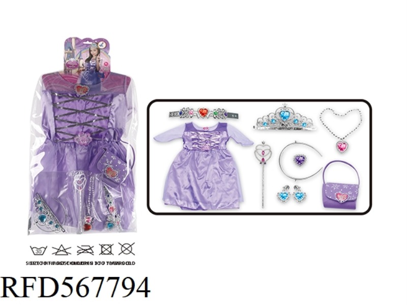 PURPLE PRINCESS DRESS