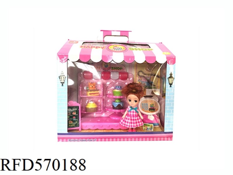 GIRL CUPCAKE SHOP CASHIERS PLAY HOUSE