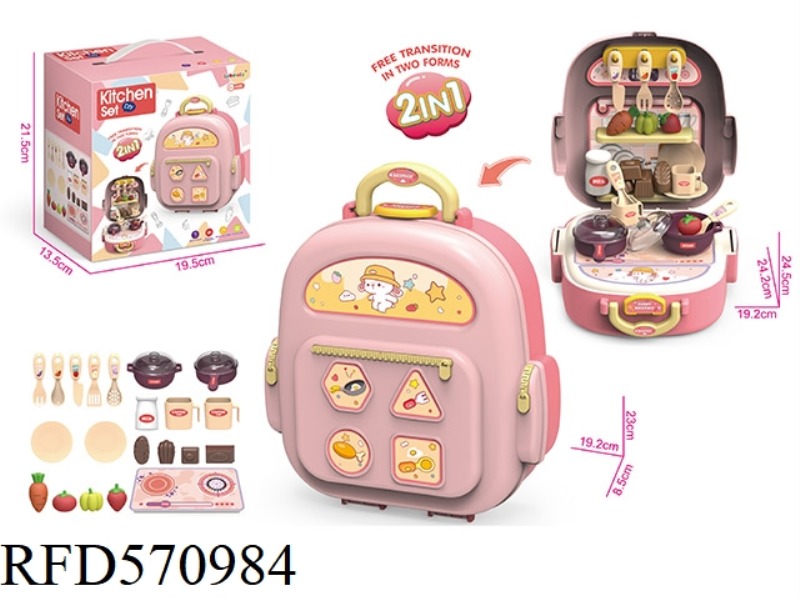 BACKPACK STORAGE KITCHEN THEME