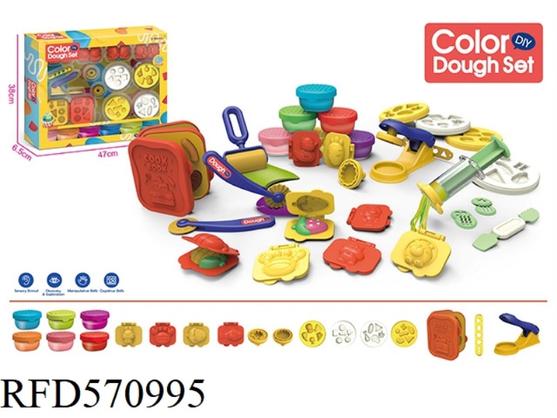 MULTI-FUNCTIONAL CLAY SET (6 BOTTLES * 20G)