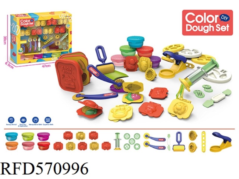 MULTI-FUNCTIONAL CLAY SET (6 BOTTLES * 20G)