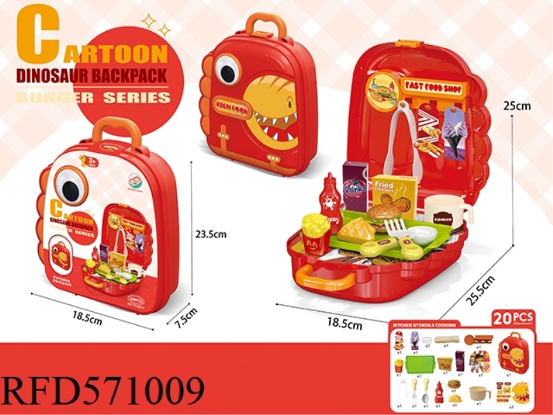 DINOSAUR BACKPACK FAMILY BURGER SERIES