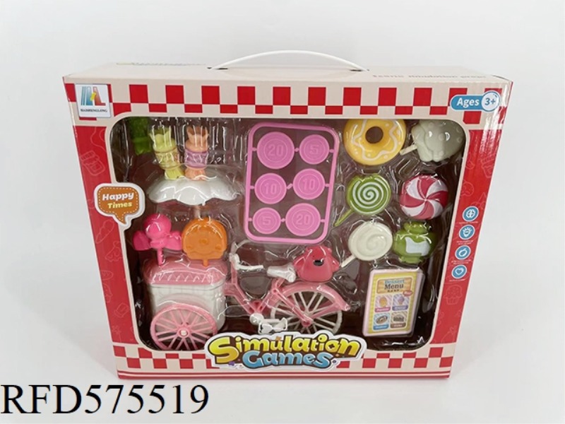 CANDY + BICYCLE SETS FOR SALE