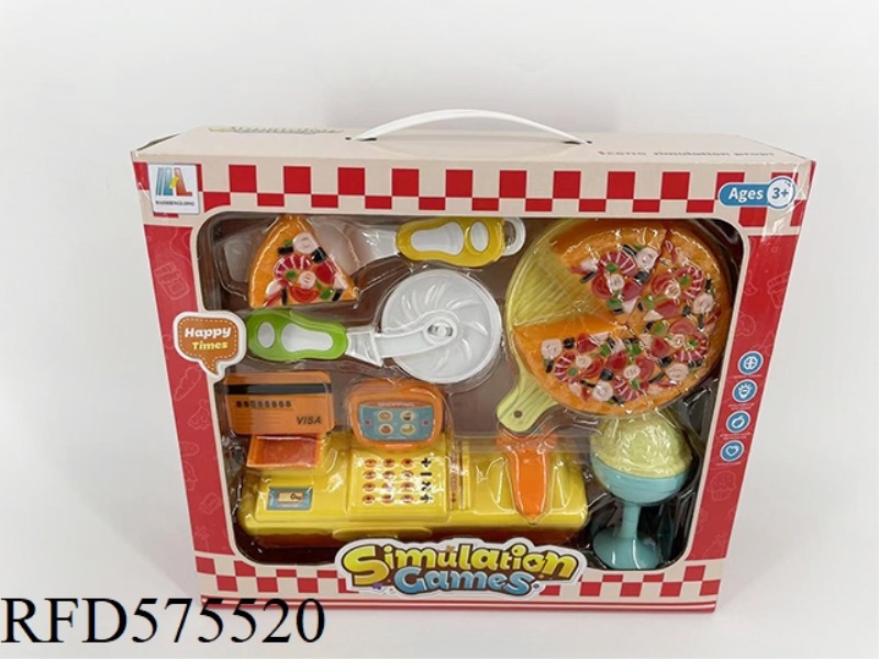 CASH REGISTER + PIZZA SET