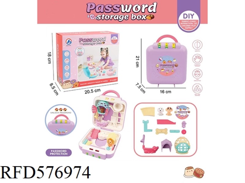 SCENE PLAY HOUSE SUITCASE COMBINATION LOCK