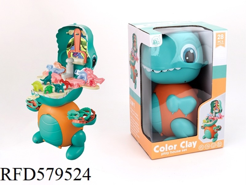 NEW COLOR CLAY STORE EVERY FAMILY DINOSAUR 29PCS