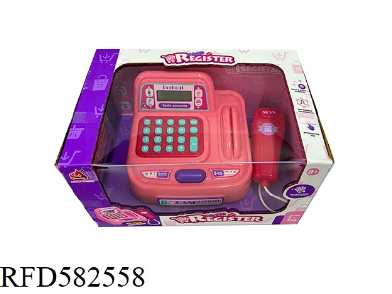 CASH REGISTER (LCD CALCULATION + SWIPE CARD + SCANNING FUNCTION) GIRL