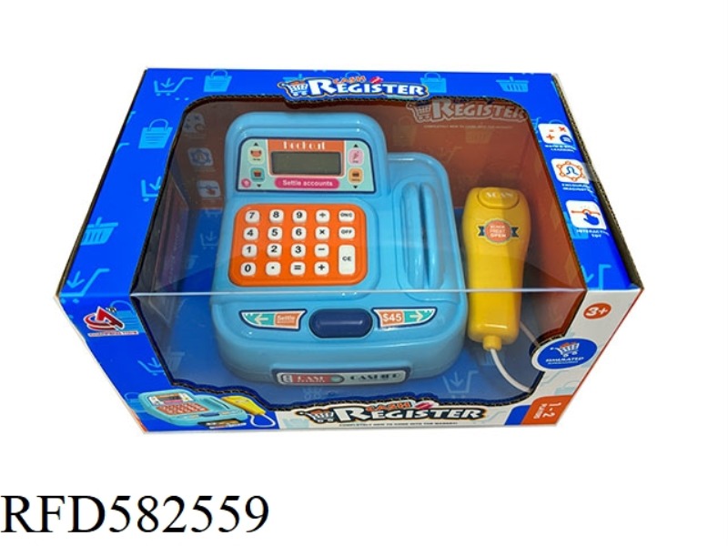 CASH REGISTER (LCD CALCULATION + SWIPE CARD + SCANNING FUNCTION) BOY