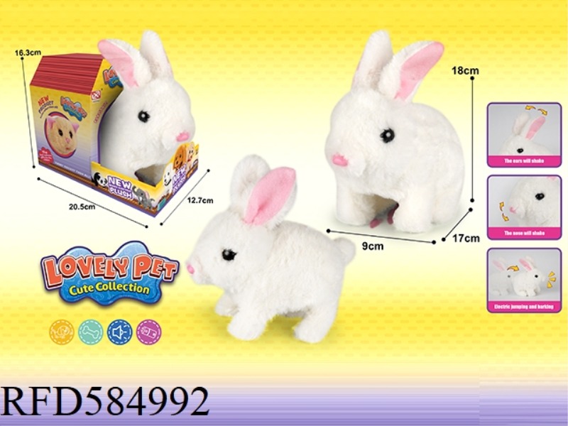 PLUSH ELECTRIC RABBIT HOUSE