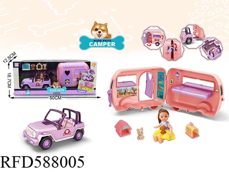 BARBIE PET CAMPER