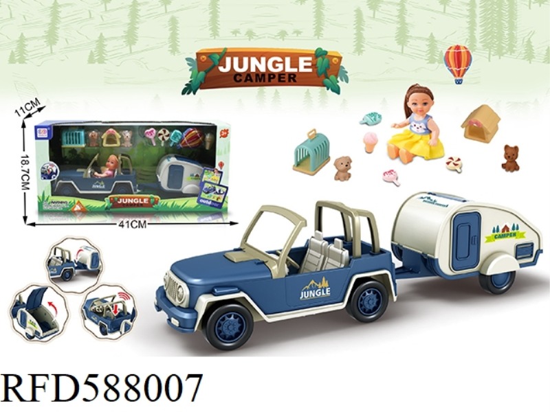 BARBIE JUNGLE CAMPER