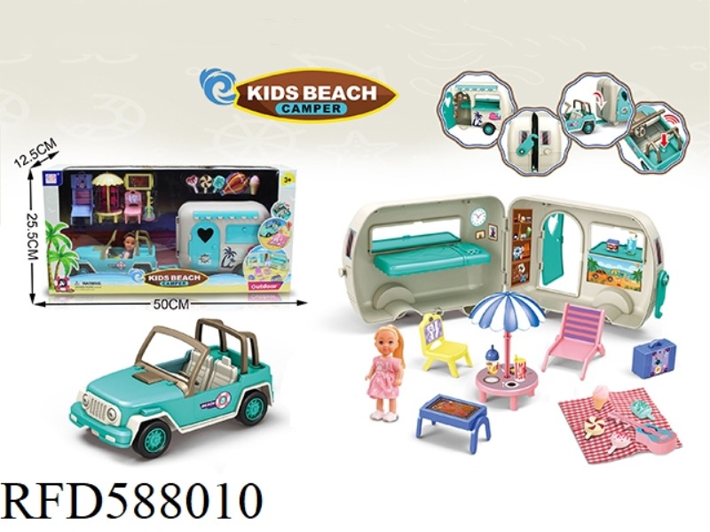 BARBIE BEACH CAMPER