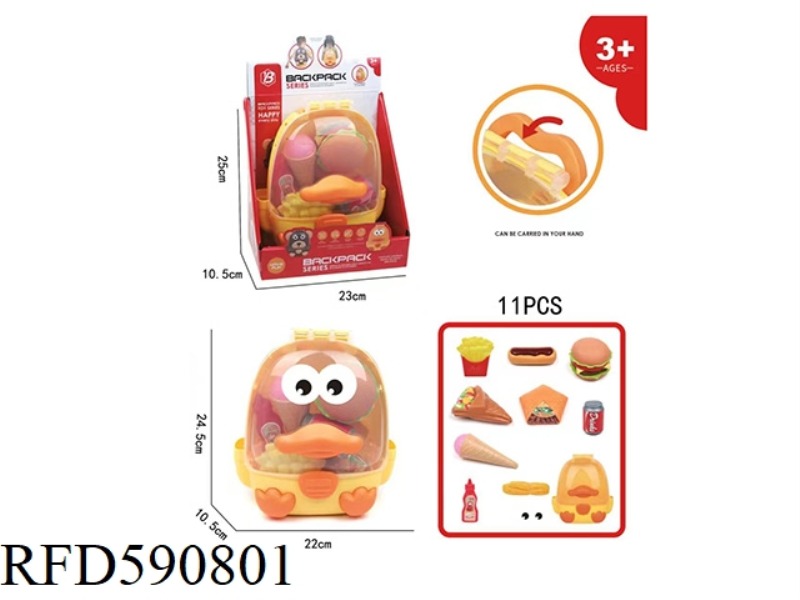 HAMBURGER HOUSE BACKPACK ORGANIZER