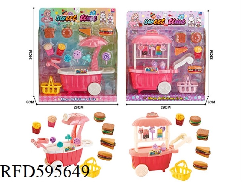 HAMBURGER ICE CREAM TRUCK PLAY HOUSE TOYS