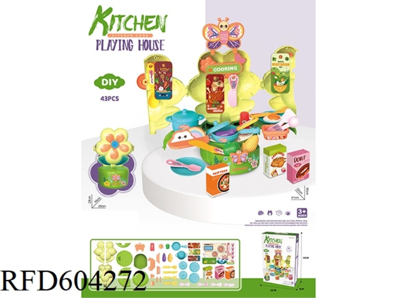 EVERY KITCHEN FLOWER TABLE (43PCS)