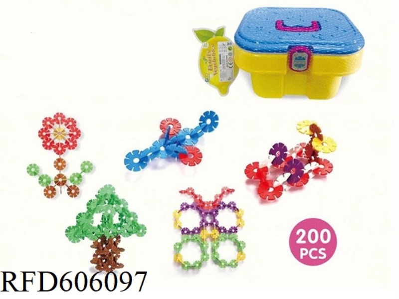 CHILDREN'S SNOWFLAKE BUILDING BLOCK