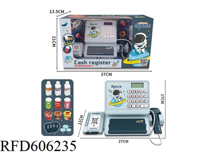 ASTRONAUT AS A CASH REGISTER/COMPUTER