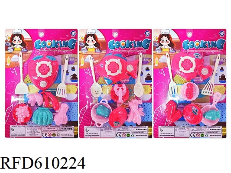 PLAY HOUSE TABLEWARE KIT 3 MIXED