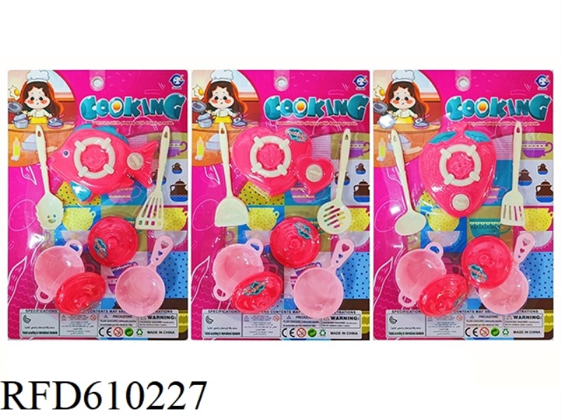 PLAY HOUSE TABLEWARE KIT 3 MIXED