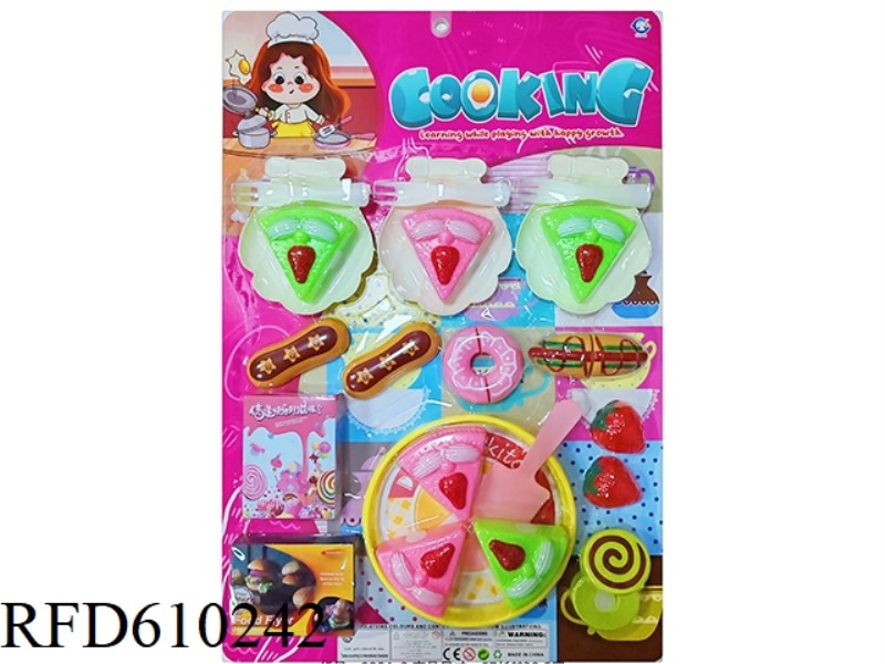 PLAY HOUSE AND CUT THE DESSERT KIT
