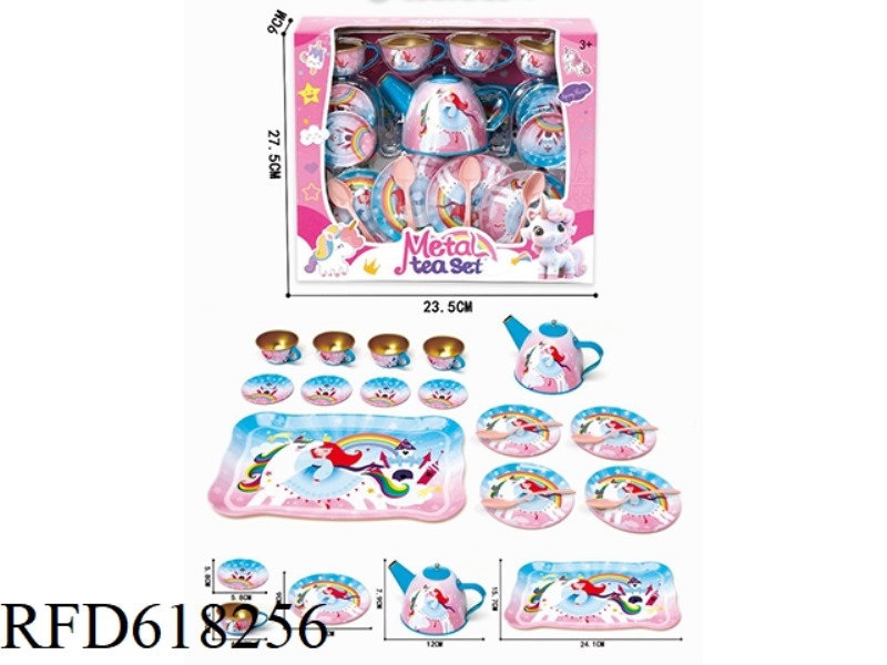 PLAY HOME TINPLATE TEA SET