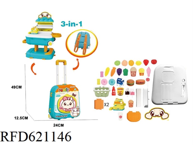 3 IN 1 CASH REGISTER + MINI FOOD