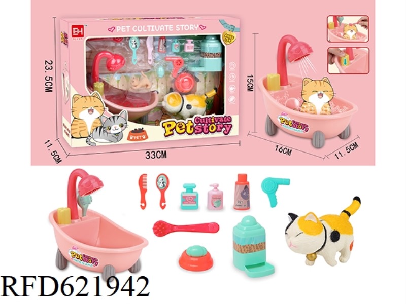 PET SERIES: CAT BATH SET