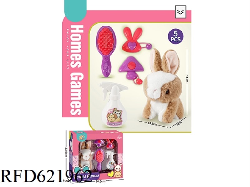 PET SERIES: PET RABBIT GROOMING SET