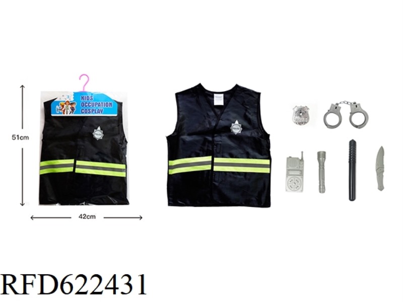 POLICE VEST WITH ACCESSORIES