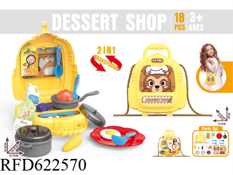 KITCHEN FAMILY SHOULDER BAG 18PCS