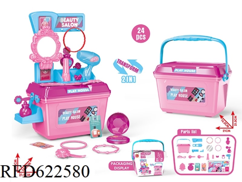 DRESS-UP HOME SUITCASE 24PCS