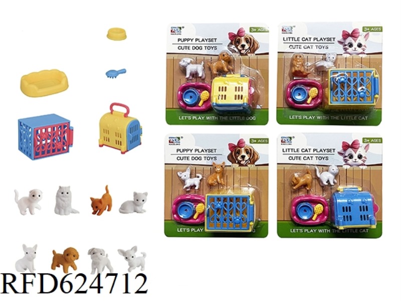 MINI CAT AND DOG SET
