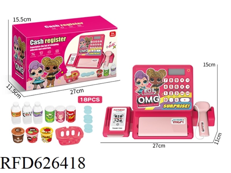 LOL SURPRISE DOLL DRESSED AS A FAMILY CASH REGISTER/COMPUTER