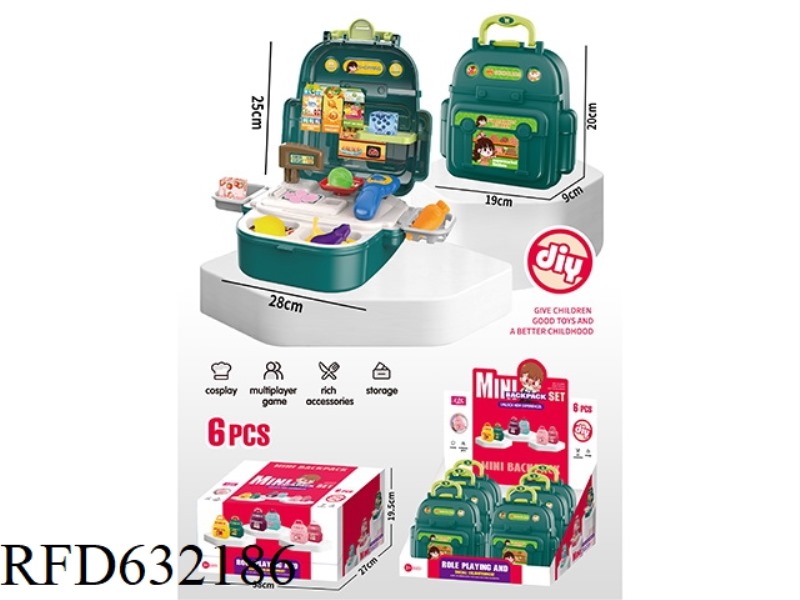 MINI BACKPACK (CASHIER) 6PCS