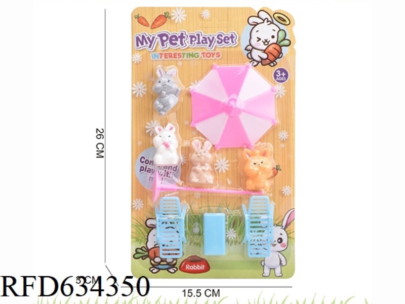 PET RABBIT HOME SET