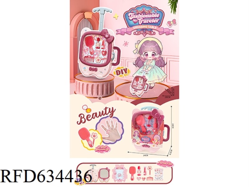 CARTOON CAT TROLLEY BOX