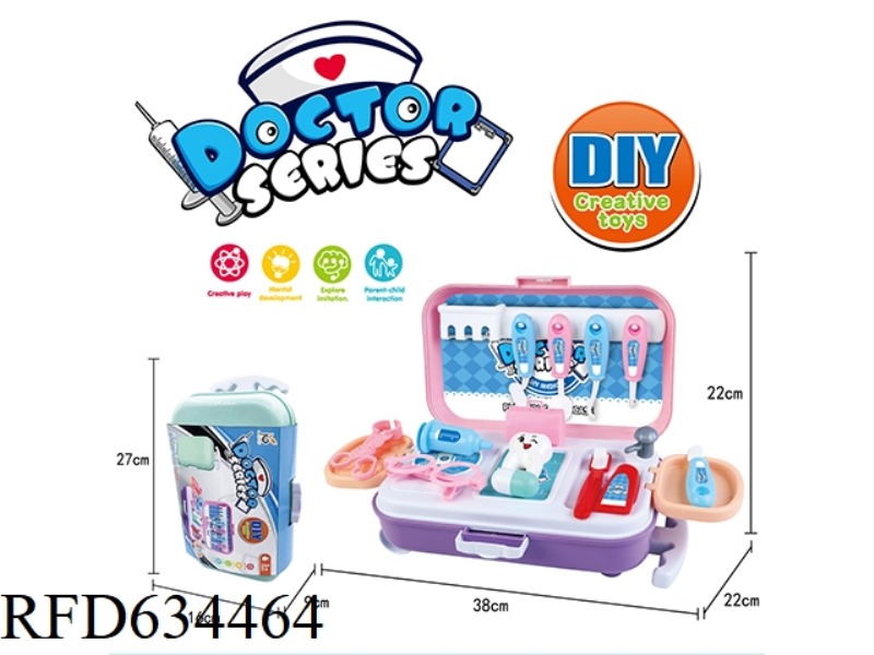 TROLLEY BOX, MEDICAL EQUIPMENT AND TABLE IN ONE
