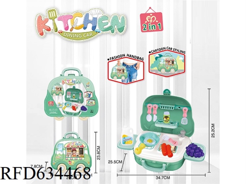 CARTOON CAR TABLEWARE 2-IN-1