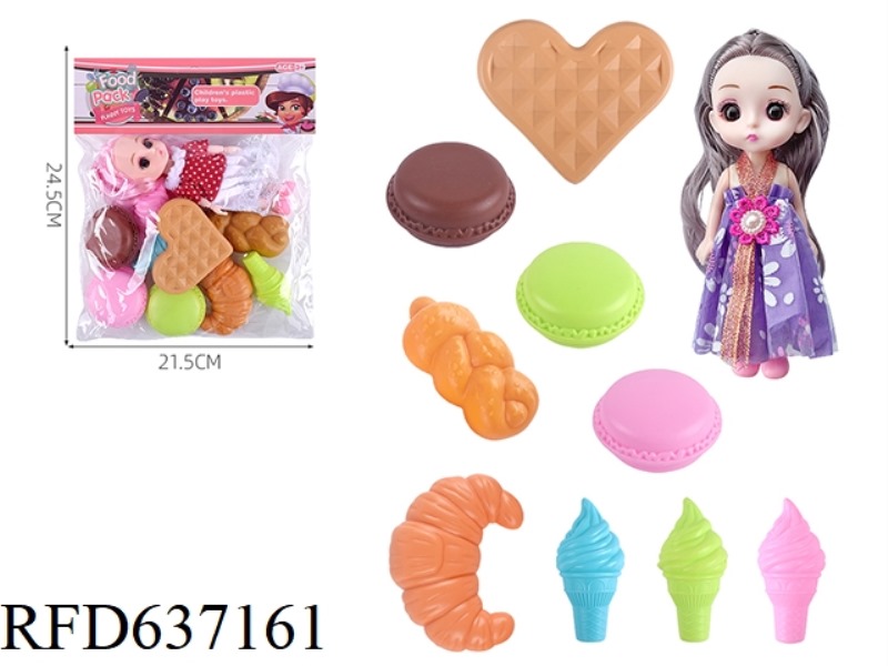 6-INCH MULTI JOINT SOLID DOLL BAPYRENE+DIM SUM TABLEWARE
