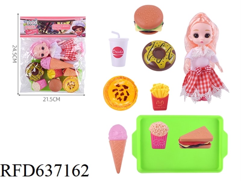 6-INCH MULTI JOINT SOLID DOLL BAPYRENE+DIM SUM TABLEWARE