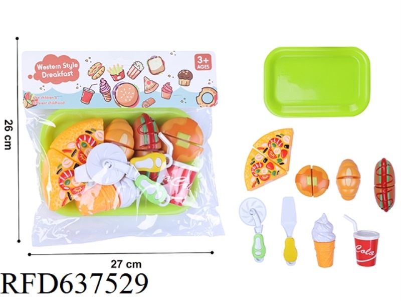 HAMBURGER AND PIZZA 10-PIECE SET