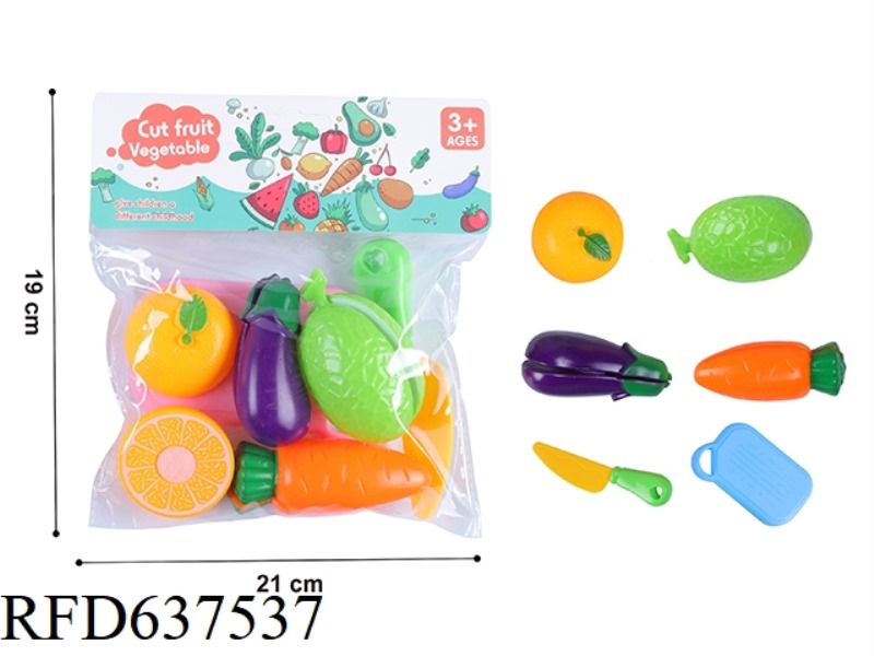 FRUIT AND VEGETABLE 6-PIECE MIXED SET
