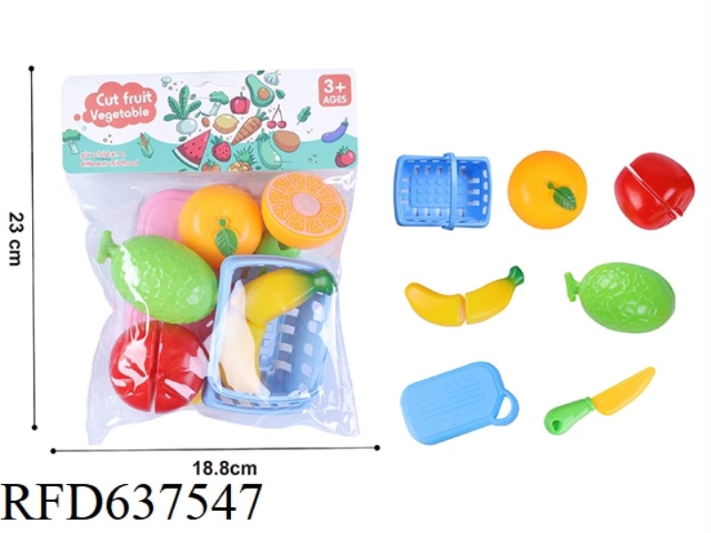 THE FRUIT CAN BE CUT INTO 7 PIECES